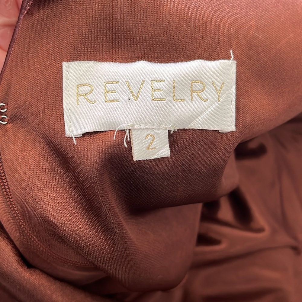 Relvery Terracotta Rust Dress - Picture 2 of 3